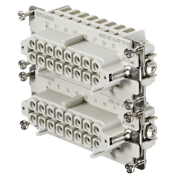 Weidmuller Rectangular Connector HDC HE 16 FP 17-32